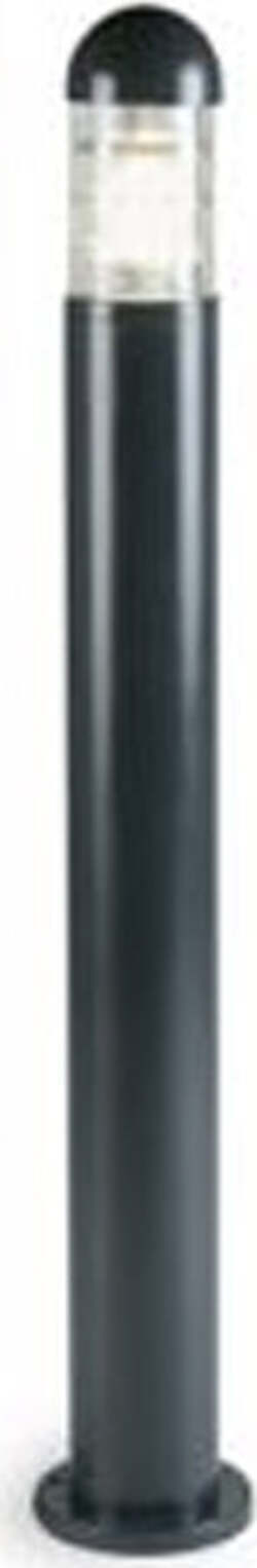Palo-Da-Esterno-Moderno-H100Cm-Torch-Alluminio-E-Vetro-Grigio-1-Luce-E27