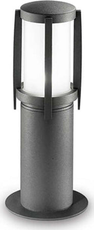 Palo-Da-Esterno-Moderno-Oscar-Grigio-1-Luce-E27-Piccolo