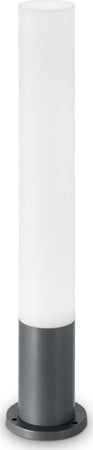 Palo-Da-Esterno-Tondo-Moderno-Edo-Alluminio-Materie-Plastiche-Antracite-Gx53