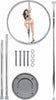 Palo da Lap Dance con Supporto da Soffitto a Pavimento Pipedream Fantasy Dance Pole - Palo Da Lap Dance Sport e tempo libero/Fitness e palestra/Potenziamento muscolare/Sbarra per trazioni Kondorama - Martinsicuro, Commerciovirtuoso.it