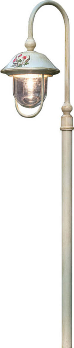Palo-Esterno-Classico-Bari-Metallo-Ceramica-Bianco-Sfumato-Oro-1-Luce-E27