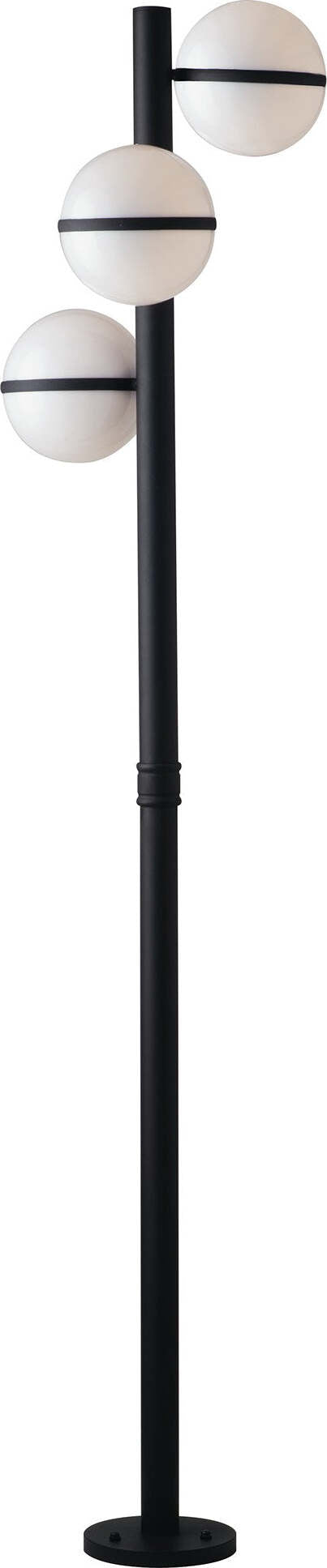 Palo Orbit Nero 3Xe27 Ip44 190X70Cm Illuminazione/Illuminazione per esterni/Luci per sentieri Led Mall Home - Napoli, Commerciovirtuoso.it