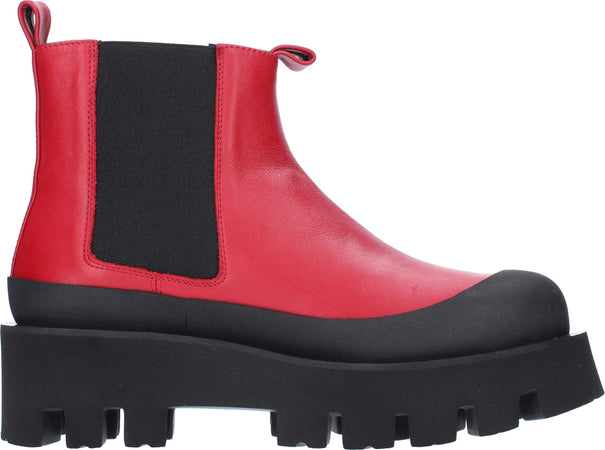 Paloma-Barcelo-Stivali-Rosso-nero-da-donna