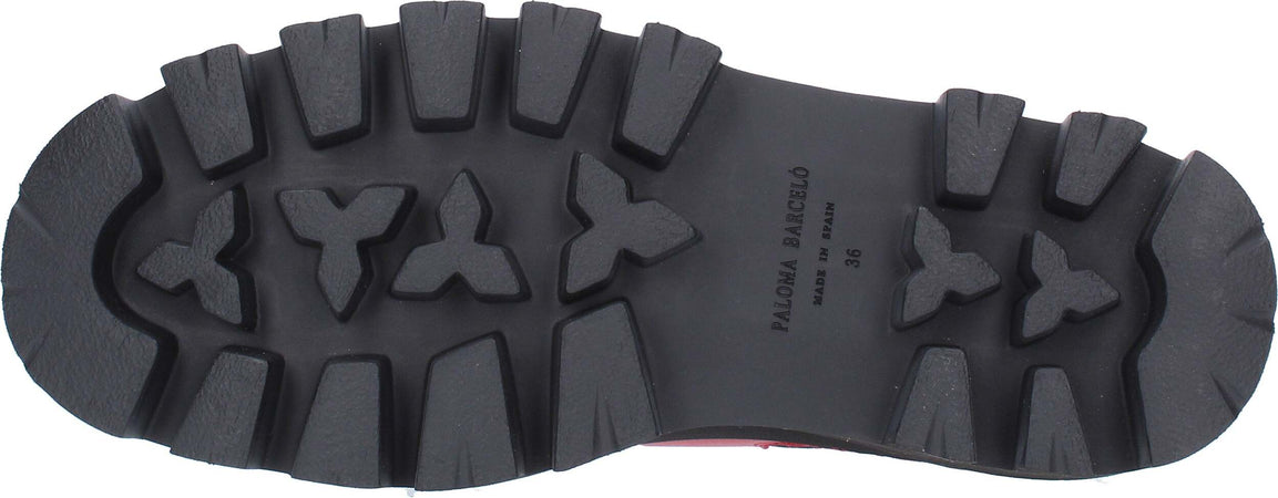 Paloma-Barcelo-Stivali-Rosso-nero-da-donna