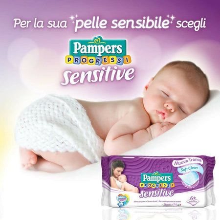 Pampers Sensitive Salviettine 3024 Pezzi Salviette Baby Igienizzanti Con Sistema Igienizzante - Ideale Per Neonati, Bambini, Adulti Prima infanzia/Cambio del pannolino/Salviettine e accessori/Salviette detergenti Sanitaria Gioia del Bimbo - Villa San Giovanni, Commerciovirtuoso.it