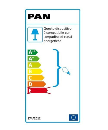 Pan International IDRA Lampada da Parete | Cod. PAR10328
