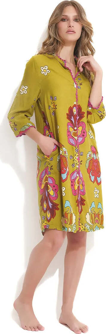 Panaji | Abito Chemisier Corto Donna Maniche Lunghe Moda/Donna/Abbigliamento/Vestiti/Casual You Store - Messina, Commerciovirtuoso.it