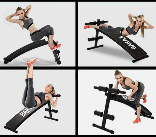 Panca-Allenamento-Addominali-Pieghevole-Regolabile-Esercizi-Palestra-Fitness-Cas