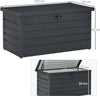 Panca-Baule-Contenitore-da-Giardino-con-Chiave,-Cassapanca-Moderna-in-Acciaio,-Grigio,-120x62x62cm-84B-459V01