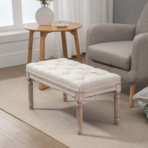 Panca-baule-ingresso-camera-da-letto-elegante-imbottita-pouf-tessuto-negozio-fondoletto-con-Rivestimento-Effetto-Lino-e-Gambe-in-Legno,-80x40x41cm,-Beige-F838-160V01CWA