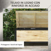 Panca-Contenitore-da-121L-con-4-Rotelle-e-Maniglie-in-Legno-e-Acciaio,-100x50x43cm,-Colore-Legno-84G-322V00ND