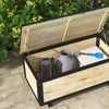 Panca-Contenitore-da-121L-con-4-Rotelle-e-Maniglie-in-Legno-e-Acciaio,-100x50x43cm,-Colore-Legno-84G-322V00ND