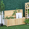 Panca-Contenitore-da-Esterno-in-Legno-di-Abete-Naturale-con-Schienale-per-Giardino-e-Terrazza,-115x45x75cm-84B-460