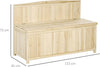 Panca-Contenitore-da-Esterno-in-Legno-di-Abete-Naturale-con-Schienale-per-Giardino-e-Terrazza,-115x45x75cm-84B-460