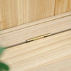 Panca-Contenitore-da-Esterno-in-Legno-di-Abete-Naturale-con-Schienale-per-Giardino-e-Terrazza,-115x45x75cm-84B-460
