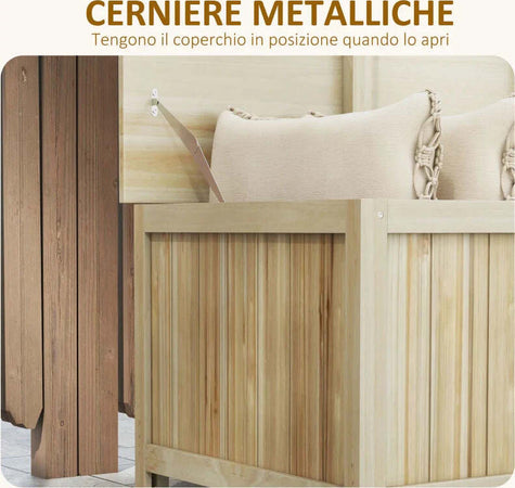 Panca-Contenitore-da-Giardino-da-172L-in-Legno-di-Abete,-120x55x45cm,-Colore-Legno-84G-185V00ND