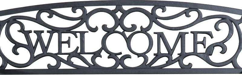 Panca-da-Giardino-2-Posti-in-Metallo-Nero,-Design-Vintage,-127-x-60-x-87cm-840-037