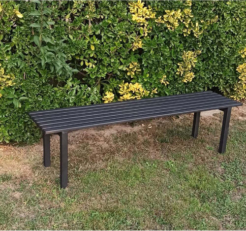 Panca da Giardino Modello Milano in Acciaio Lunghezza 100 Cm Giardino e giardinaggio/Arredamento da giardino e accessori/Panche Ogomondo - Martina Franca, Commerciovirtuoso.it