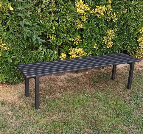 Panca da Giardino Modello Roma in Acciaio Lunghezza 160 Cm Giardino e giardinaggio/Arredamento da giardino e accessori/Panche Ogomondo - Martina Franca, Commerciovirtuoso.it