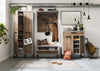 Panca da ingresso stile Industrial grigio e rovere mobile da interno h 50 cm Casa e cucina/Organizzazione interni/Contenitori ceste e cestini/Scatole e bauli/Bauli Decor Space - Altamura, Commerciovirtuoso.it