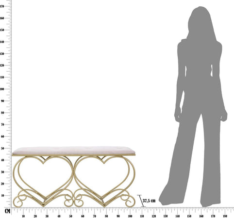 Panca-Heart-Rosa-Cm-105X37,5X51,5