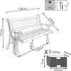 panca-in-ghisa-e-legno-Antracite-Milani-Home