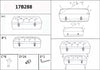 Panca-in-tessuto-con-contenitore-in-legno-gambe-in-ferro-per-interni-set-da-2