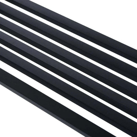 Panca-Panchina-da-Giardino-Esterno-Metallo,-Ghisa-127-×-60-×-85cm-Nero-84B-009