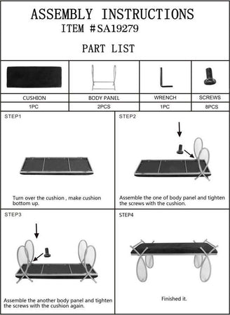 Panca-Ribbon-Rosa-Cm-112,5X49X53