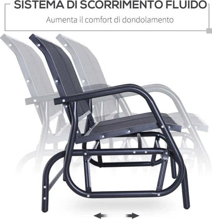Panchina-a-Dondolo-da-Giardino-a-2-Posti-in-Metallo-e-Tessuto-a-Rete-Traspirante,-120x70x85cm,-Nero-01-0893