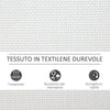 Panchina-a-Dondolo-da-Giardino-a-3-Posti-in-Metallo-e-Tessuto-a-Rete-Traspirante,-147x75x85cm,-Beige-84B-531CW
