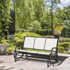 Panchina-a-Dondolo-da-Giardino-a-3-Posti-in-Metallo-e-Tessuto-a-Rete-Traspirante,-147x75x85cm,-Beige-84B-531CW