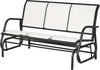 Panchina-a-Dondolo-da-Giardino-a-3-Posti-in-Metallo-e-Tessuto-a-Rete-Traspirante,-147x75x85cm,-Beige-84B-531CW