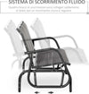 Panchina-a-Dondolo-da-Giardino-a-3-Posti-in-Metallo-e-Tessuto-a-Rete-Traspirante,-147x75x85cm,-Grigio-84B-531GY