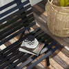 Panchina-da-Esterno-in-Alluminio-a-2-Posti-a-Doghe,-123x67x79cm,-Nero-84G-206V00BK