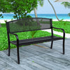Panchina-da-Esterno-Panca-da-Giardino-Max-240kg-Metallo-127-×-60-×-85cm-Nero-84B-182BK