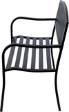 Panchina-da-Esterno-Panca-da-Giardino-Max-240kg-Metallo-127-×-60-×-85cm-Nero-84B-182BK