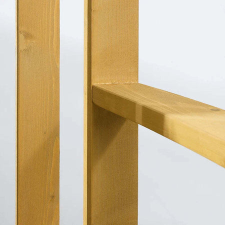 Panchina-da-Giardino-2-Posti-con-Seduta-e-Schienale-a-Doghe,-in-Legno-di-Abete,-143x51x85-cm-84B-634V00OG