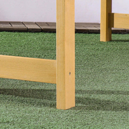Panchina-da-Giardino-2-Posti-con-Seduta-e-Schienale-a-Doghe,-in-Legno-di-Abete,-143x51x85-cm-84B-634V00OG