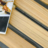 Panchina-da-Giardino-a-Dondolo-da-2-Posti-con-Braccioli-in-Legno-di-Abete,-132x51x95.5cm,-Colore-Legno-84B-529
