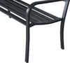 Panchina-da-Giardino-in-Metallo-con-Schienale-Decorato,-127x60x87cm---Nero-840-036