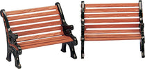 Panchine in legno con finiture nere per villaggio di Natale nella zona parco o Luna Park Casa e cucina/Decorazioni per interni/Addobbi e decorazioni per ricorrenze/Decorazioni natalizie/Oggettistica MagiediNatale.it - Altamura, Commerciovirtuoso.it
