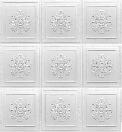 €3,49 pannello per boiserie a parete, rivestimento cassonato a soffitto e porte in PVC 3D 50X50cm mod. VENICE