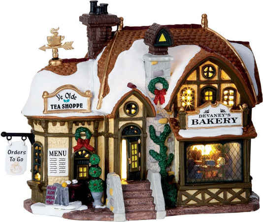 Panetteria di Devaney edificio illuminato per villaggio di Natale in porcellana Casa e cucina/Decorazioni per interni/Addobbi e decorazioni per ricorrenze/Decorazioni natalizie/Oggettistica MagiediNatale.it - Altamura, Commerciovirtuoso.it