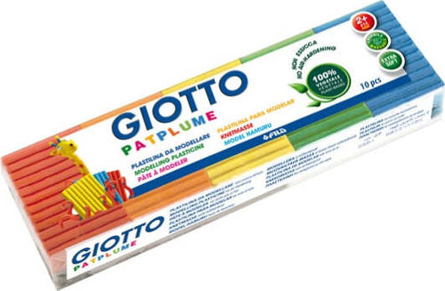 Panetto plastilina PatPlume - colori assortiti - 10 colori x 50gr - Giotto Giochi e giocattoli/Attività creative/Argilla e pasta modellabile Eurocartuccia - Pavullo, Commerciovirtuoso.it