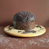 Panettone Al Cioccolato Fondente Artigianale Ripieno Con Cioccolato Al Latte Dolce Tipico Natalizio Sicilia 1.2 Kg La Bottega Reale