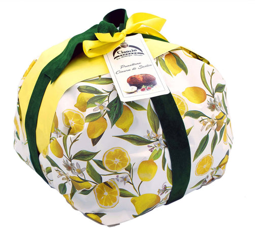 Panettone Artigianale “ciauru Di Sicilia” Con Fichi Cioccolato Pistacchio E Nocciole Italiano di Sicilia Dolce Tipico Natalizio Panettoni 1.2 Kg La Bottega Reale