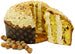 Panettone Artigianale Alla Nocciola Dei Nebrodi nocciolotto Con Farcitura Con Crema Spalmabile Alla Nocciola Glassato Con Crema Al Cioccolato 1.2kg