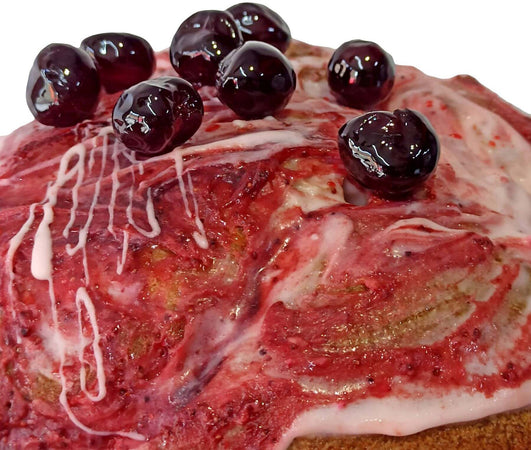 Panettone artigianale Amarena con Amarene intere e sciroppo di governo glassa cioccolato bianco dolce tipico natalizio panettoni 1.2 kg La Bottega Reale