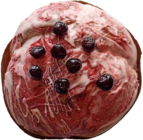 Panettone artigianale Amarena con Amarene intere e sciroppo di governo glassa cioccolato bianco dolce tipico natalizio panettoni 1.2 kg La Bottega Reale